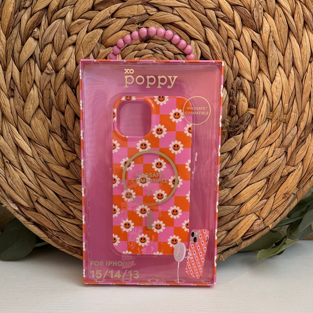 🆕 XO Poppy IPhone Case 15/14/13